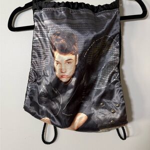 JUSTIN BIEBER Satin DrawString Backpack
